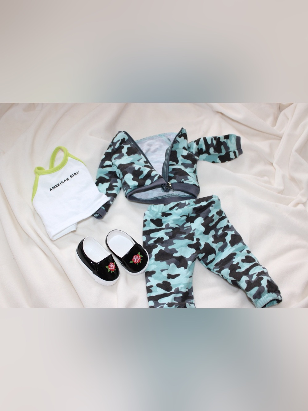 American girl doll truly me camo outfit